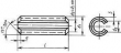 Штифт ГОСТ 14229-93 пружинный